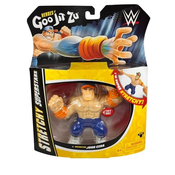 Heroes of Goo Jit Zu WWE Stretchy Superstar JOHN CENA Heroes of Goo Jit Zu WWE Stretchy Superstar JOHN CENA